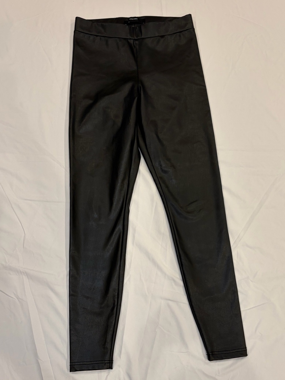 Black Faux Leather Leggings women’s medium